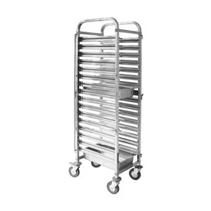 GASTRONORM TROLLEY-S/S, 380X550X1735MM  - (FITS 16 X 1/1 SIZE TRAYS)